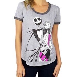 Disney nightmare Gray &Black T-shirt size Medium